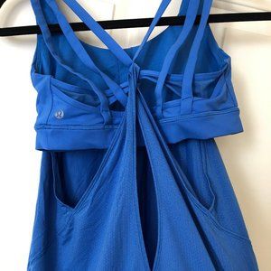 Lululemon tank with built in bra, Size 8